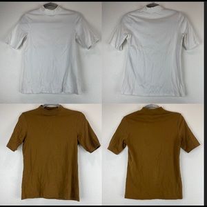 Uniqlo Mock Neck Shirt Bundle Size Small